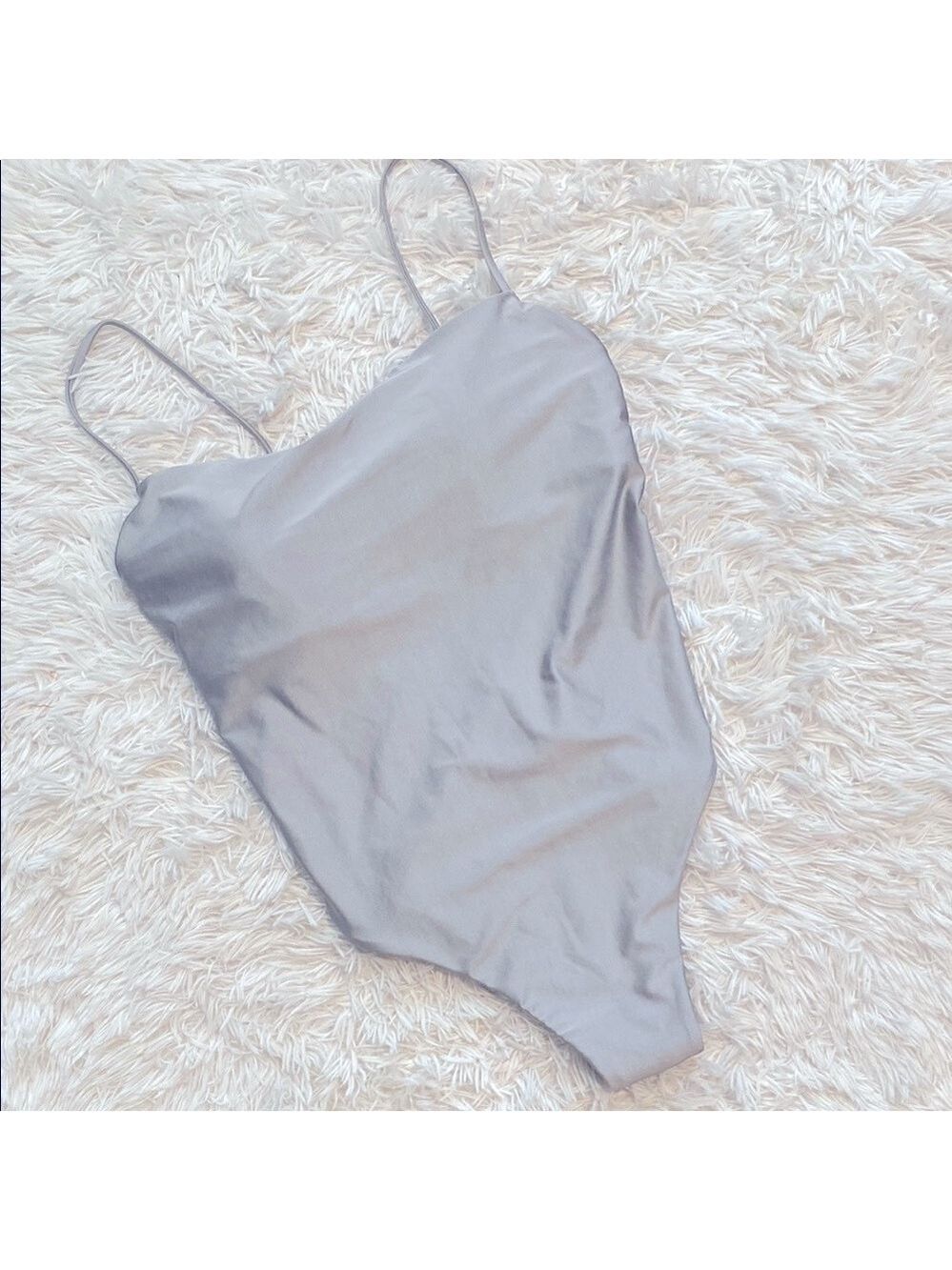 Nwt Sand & Shore silver swimming suit One Piece